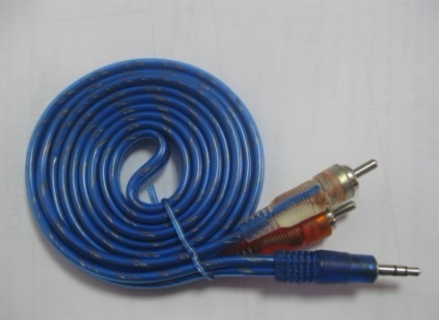 AV Cable Tpt Blue High Quality Audio Cable (SL0059)