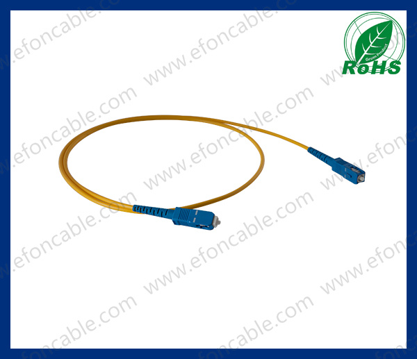 Fiber Optic Jumper Wire Patch Cord Sc-Sc Single Mold