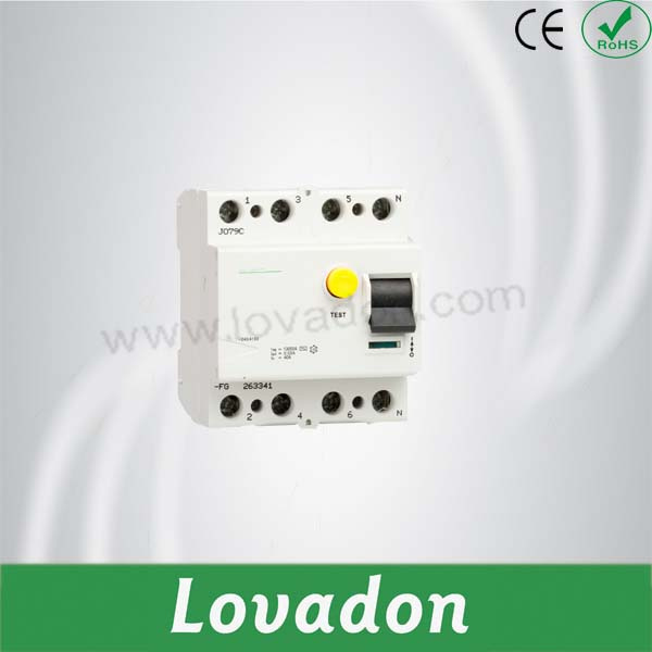 Good Quality F7n 4 Pole RCCB Residual Current Circuit Breaker
