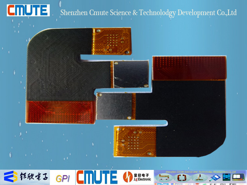 Gold Finger Polymide Cover Film Flex PCB Design