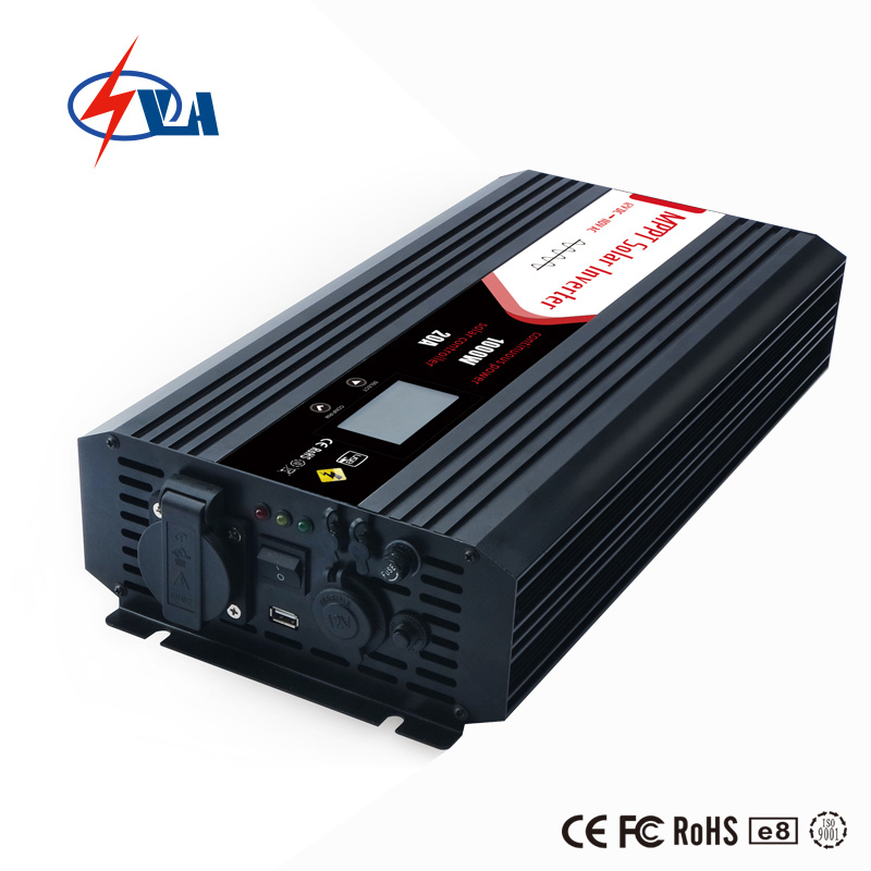 Pure Sine Wave Power Inverter with MPPT Controller 20A
