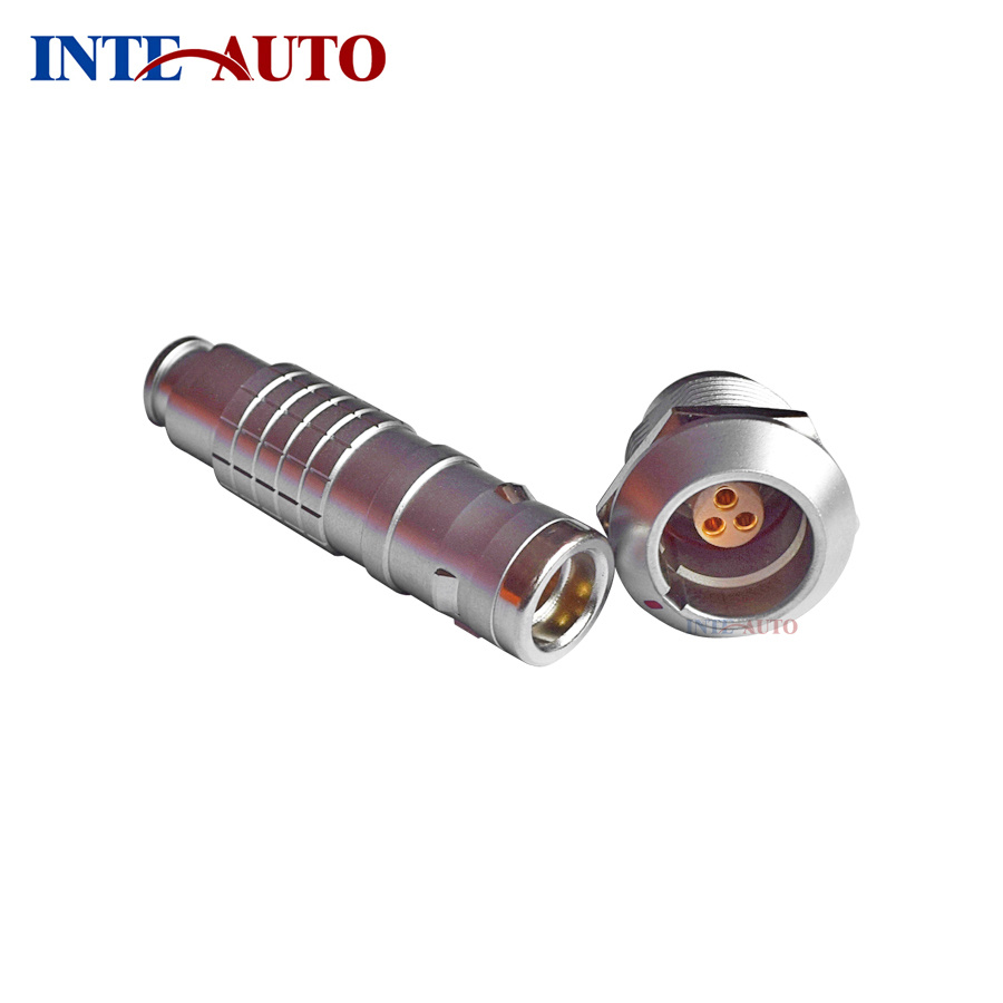 Replacement Lemo Waterproof 3 Pins Plug Socket Connector