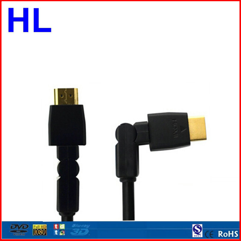 High Speed Round 180 Degree Rotatable HDMI Cable China Expert