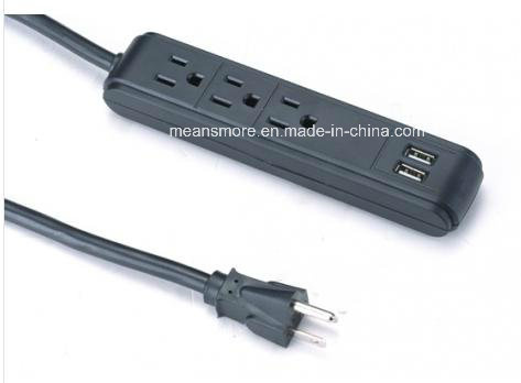 Power Strip with 2 USB Outlets ETL Approval