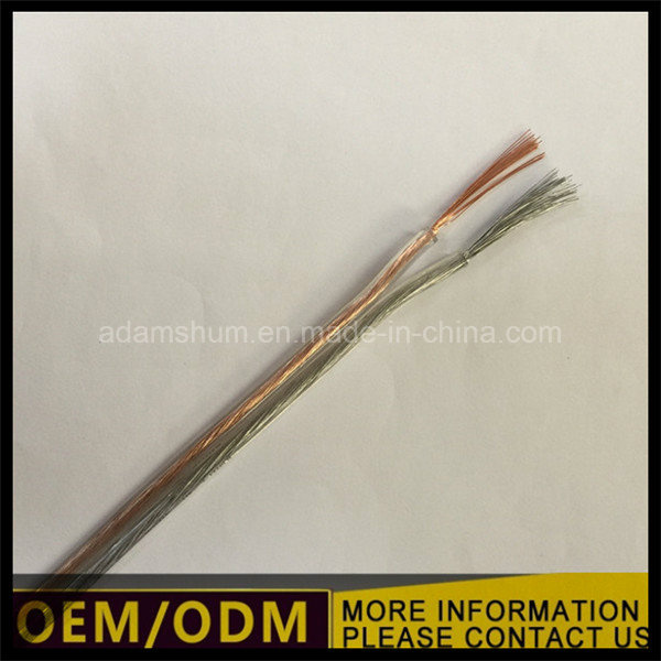 CCA Conductor 2X18AWG Transparent Speaker Cable