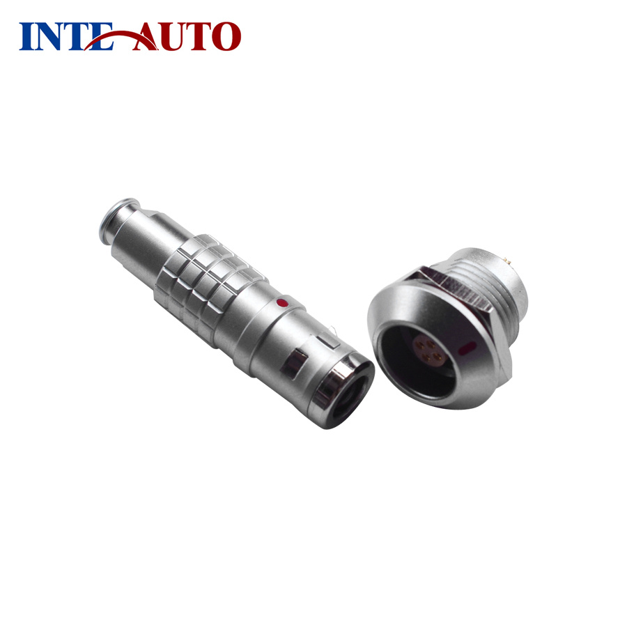 12 Pins Waterproof Push Pull Circular Male Female Connector for Cable Assembly
