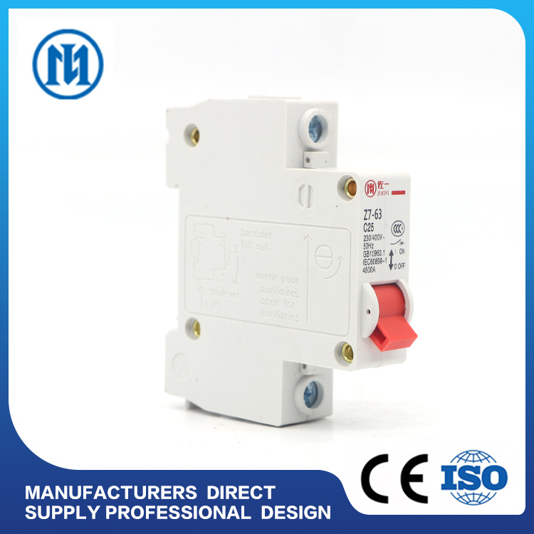 1p 63A C Type 240V/415V 50Hz/60Hz Dz47-63 Mini Circuit Breaker/MCCB