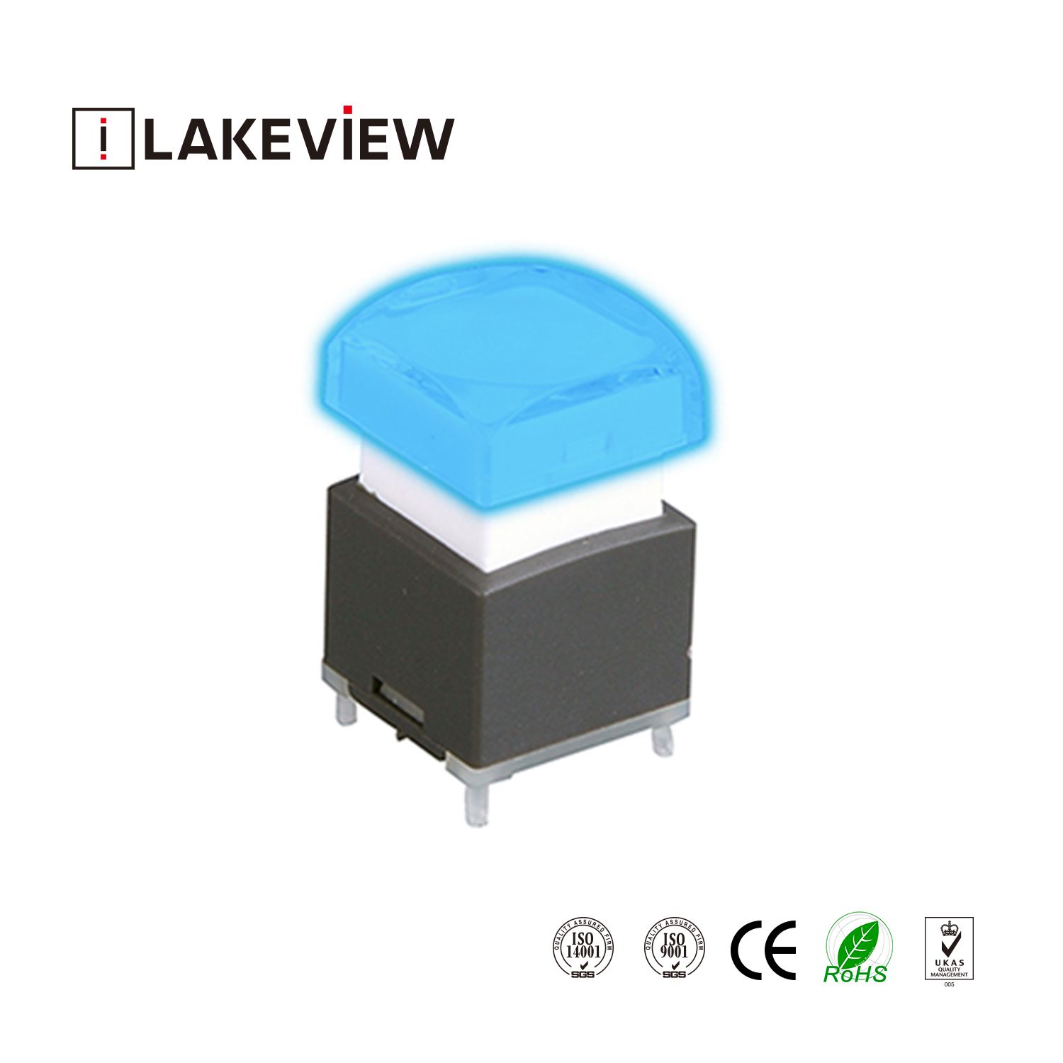 Illuminated Pushbutton Switch Used for Audio Video Telecommunications Equipment