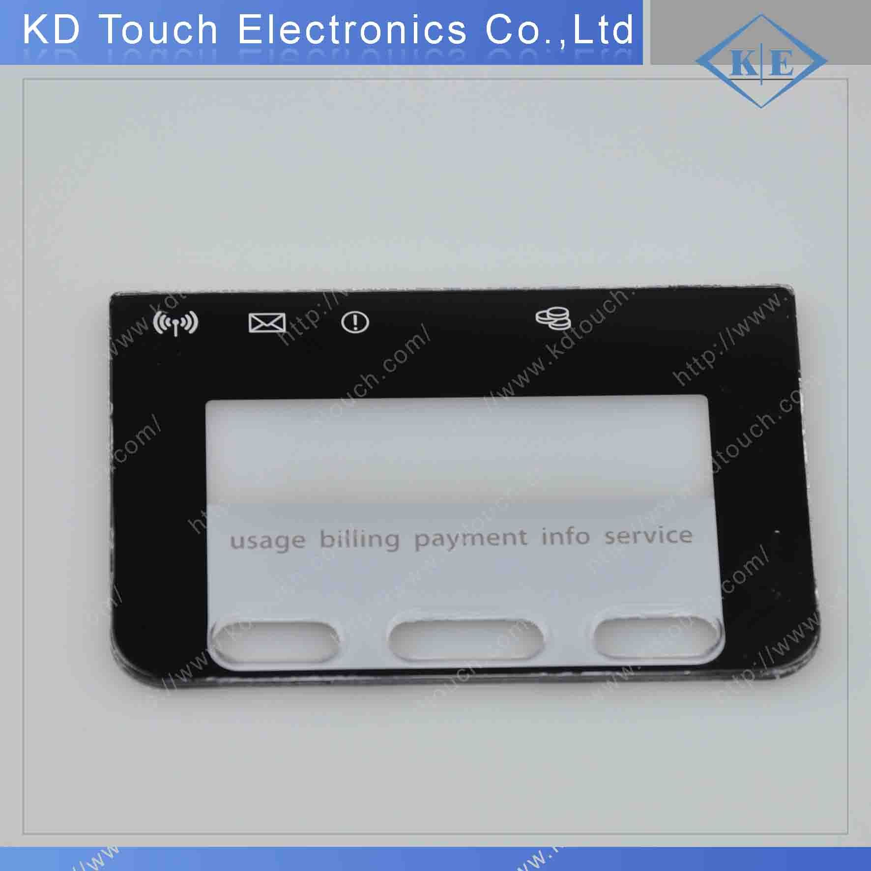 Die Cut Acrylic Panel with Printing PC Label