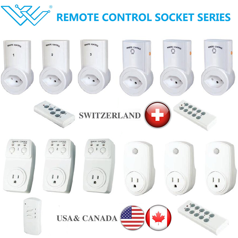 Switzerland/USA&Canada Smart Plug Intelligent Remote Control Power Socket