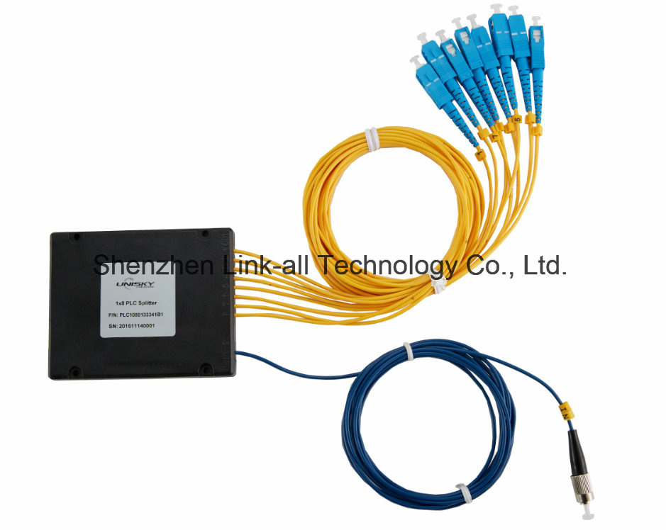 1X8 Fiber Optical Modular PLC Splitter