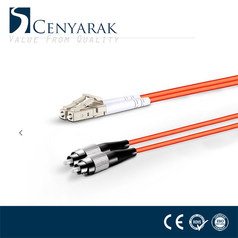 Multimode Om2 LC to FC Duplex Fiber Patch Cord