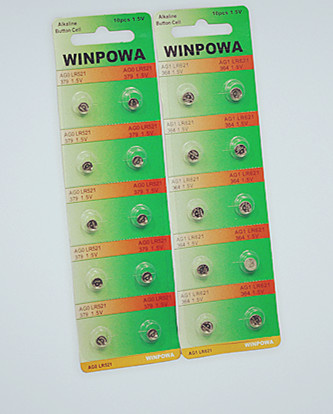 High Capacity 1.5V Alkaline Button Cell Lr44 AG13 Battery