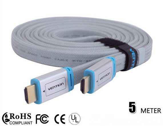 5m Flat HDMI Cable for Blu-Ray HDMI 2.0V/1.4V 1080P 4k*2k