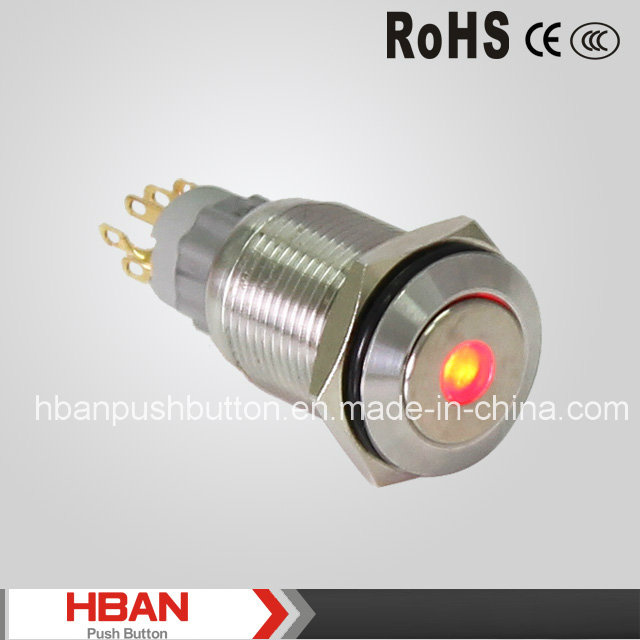 Push Button Switch with DOT LED Light