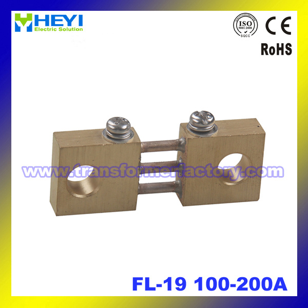 (FL-19) DC Current 100-200A Drop 75mv Welding Shunt Resistor