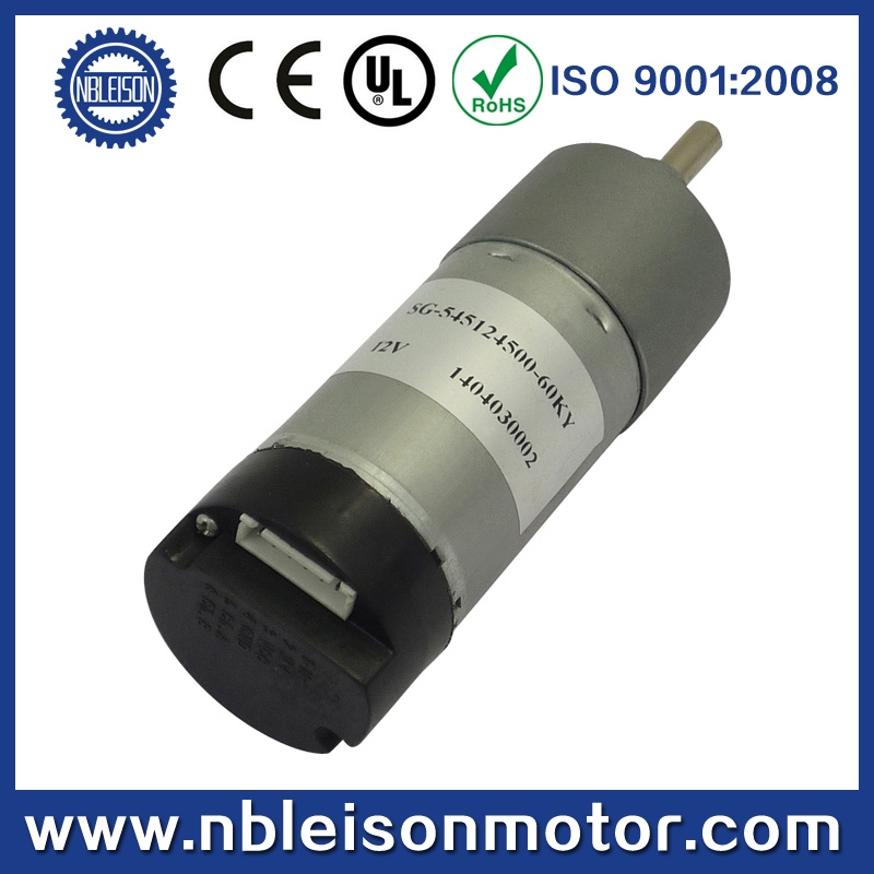 12V High Torque Low Rpm DC Gear Motor with Magnetic Encoder
