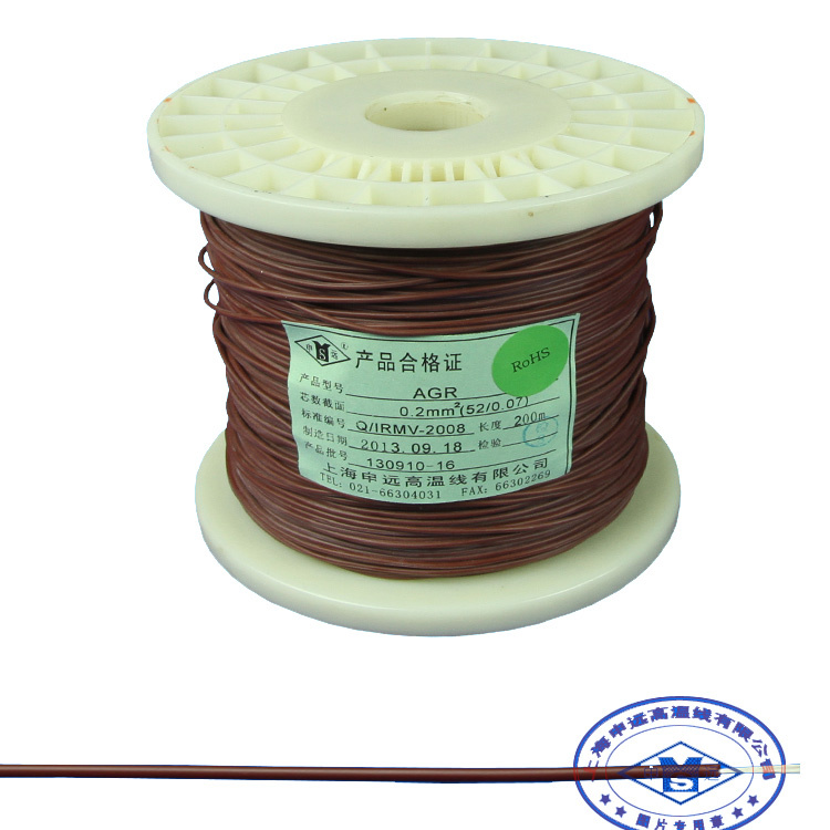Heat Resistant Electrical Coated Silicone Rubber Cable Wire