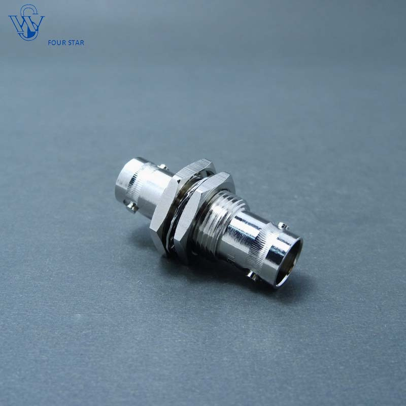 RF Coaxial 50ohm BNC Female to Female Bulkhead Connector Adaptor