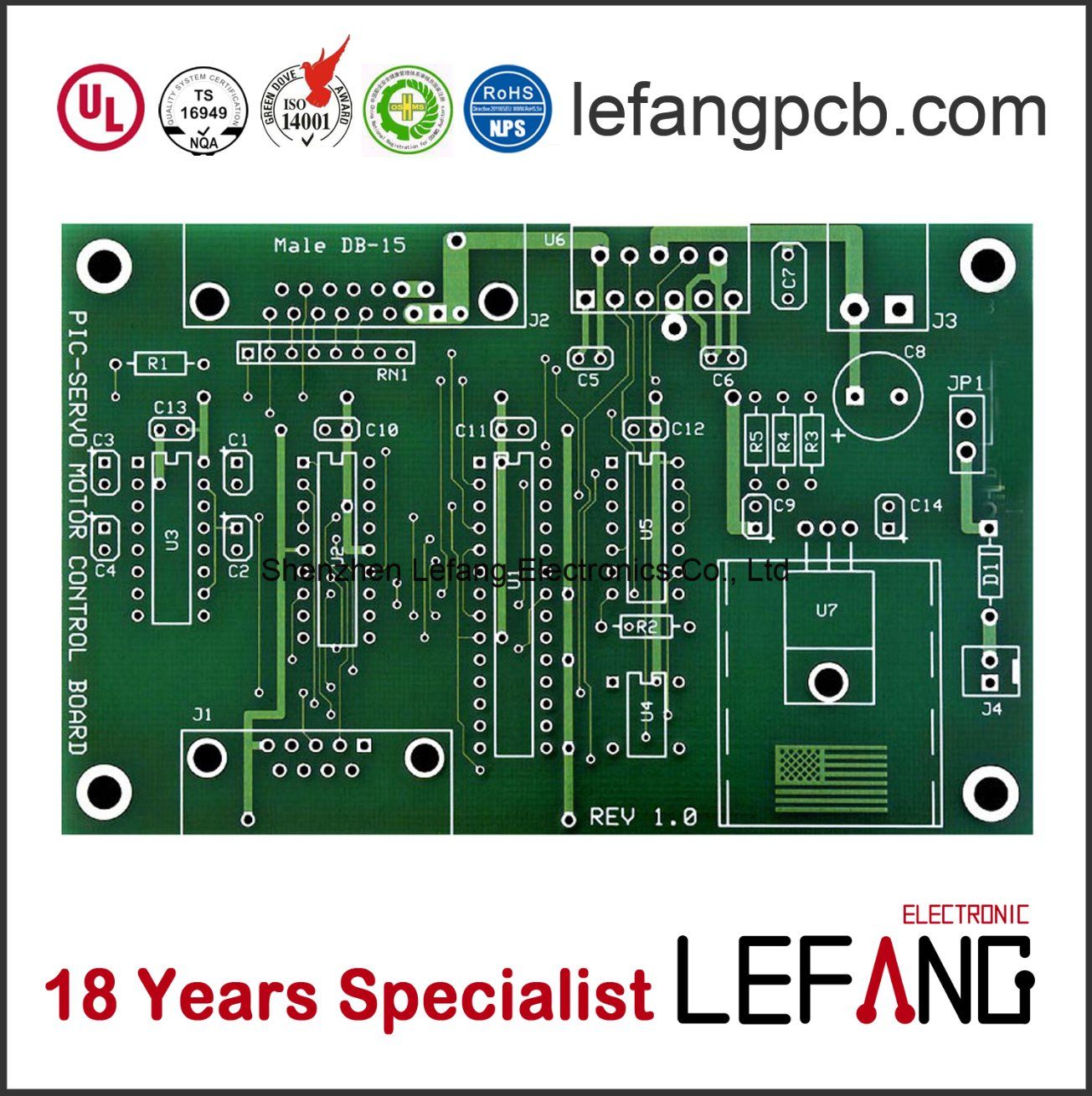 High Tg 2oz Thick Copper PCB Printed Circuit