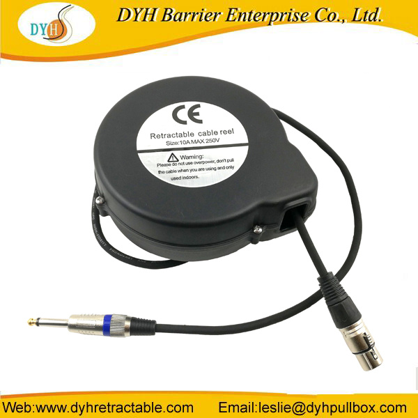 Wholesale Durable Extension 4-5 M Retractable Cable Reel for Microphone