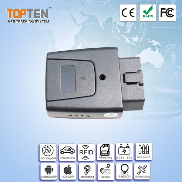 OBD GPS Real Time Car Vehicle Tracking with Engine on Alarm (TK208-ER)