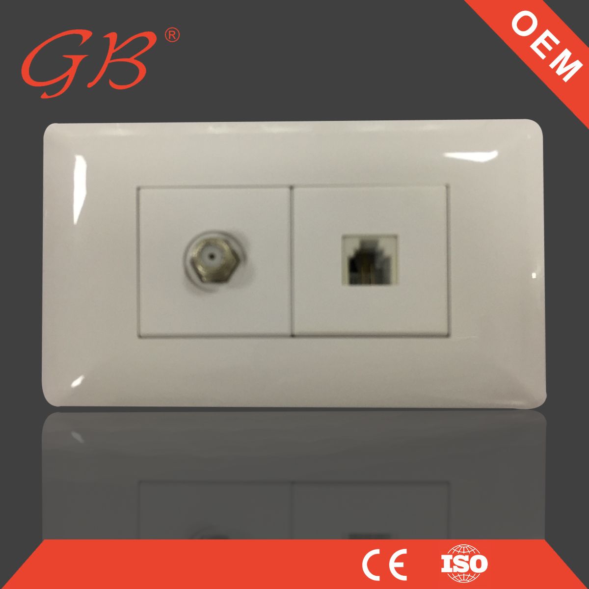 American TV Socket Telephone Socket Electrical Socket
