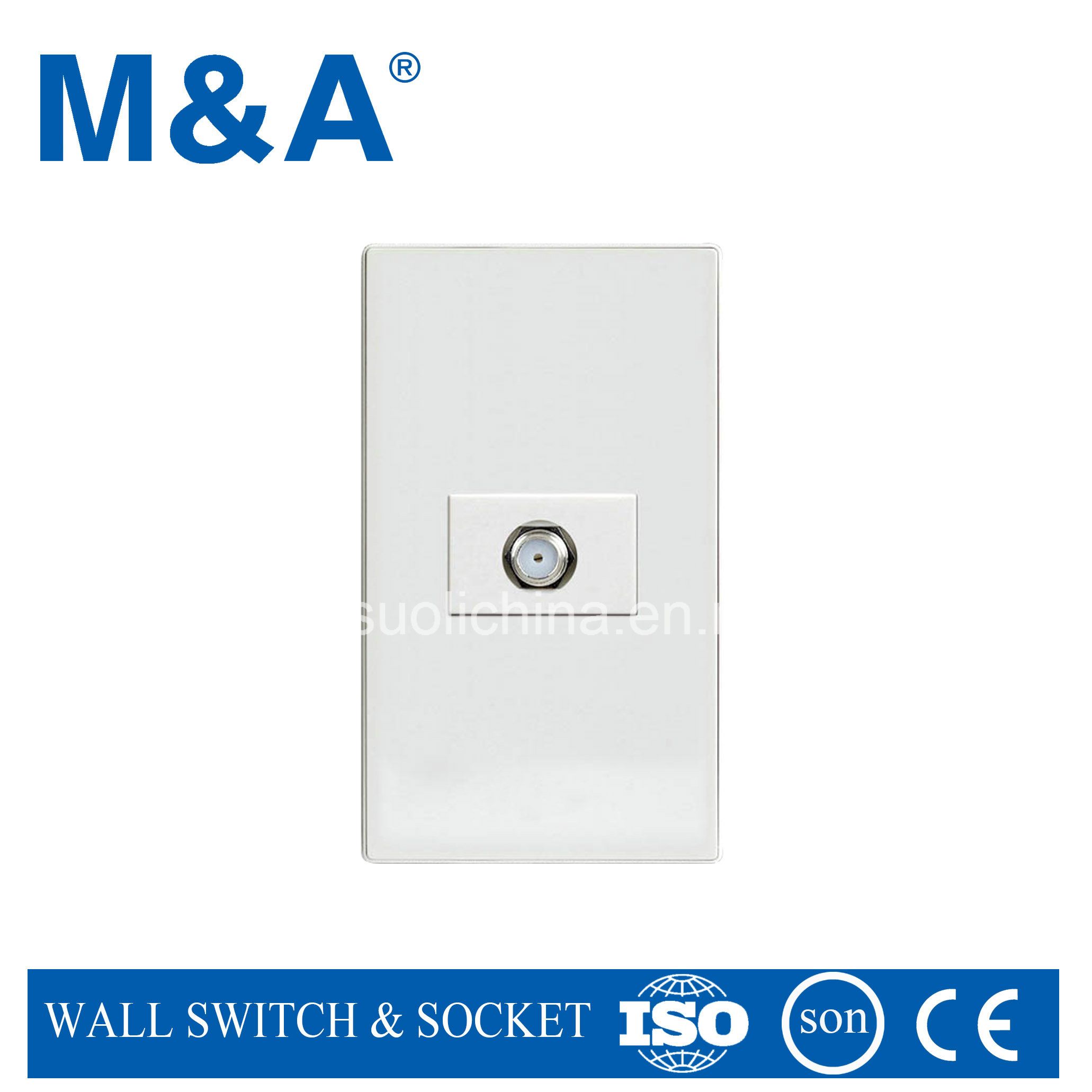 Ma70 Series 1 Gang Satellite Wall Socket