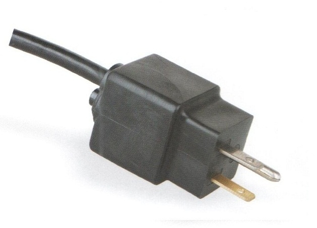 NEMA 5-15p Power Cord with Overcurrent Protector