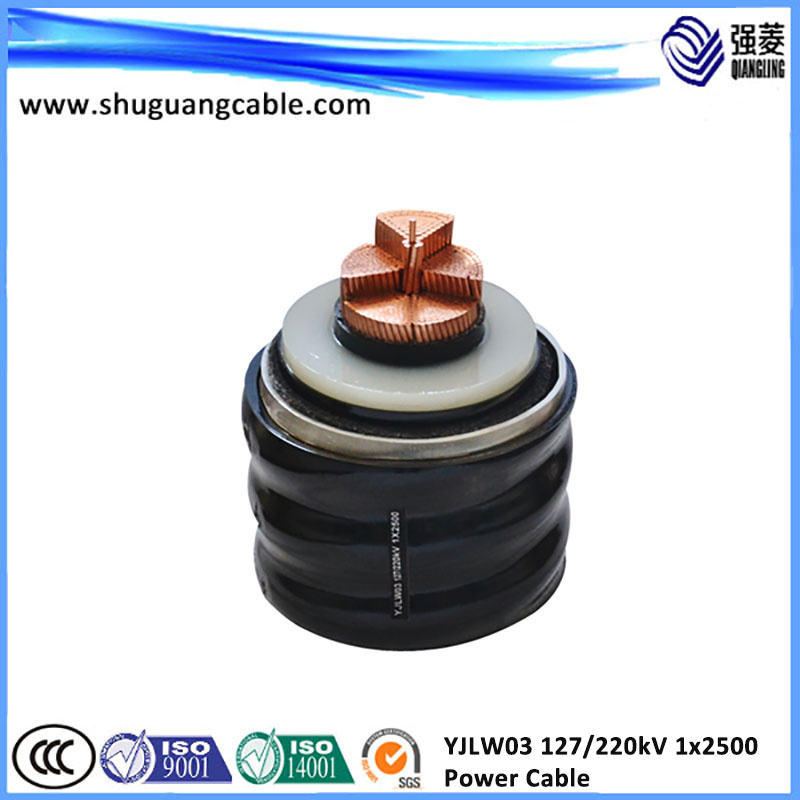 XLPE Insulated Corrugated Al and PE Sheathed Longitudinally Water Resistant High Voltage Power Cable