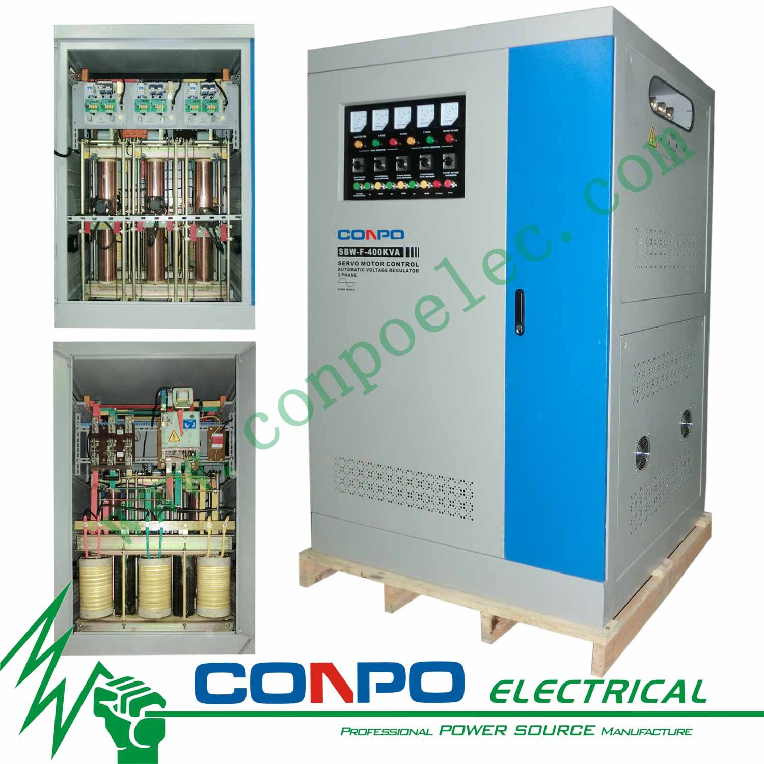 SBW-F-400kVA Split-Regulating Full-Automatic Compensated Voltage Stabilizer/Regulator