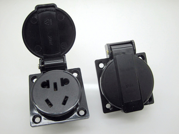 Australia EU Us Waterproof Socket with Bottom Case