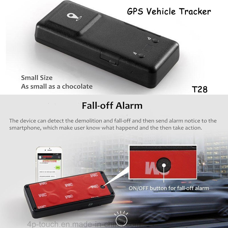 Android/IOS Car GPS Tracker with 2500mAh Battery Long Standby T28