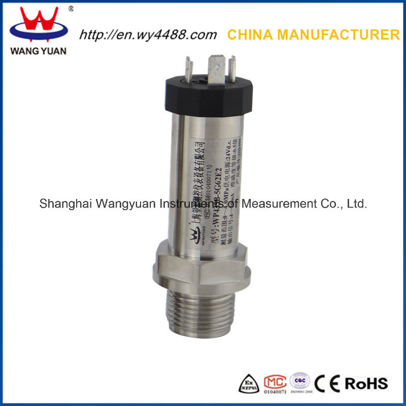 Sanitary Grade Plug Connector 4-20mA Flush Diaphragm Pressure Transmitter