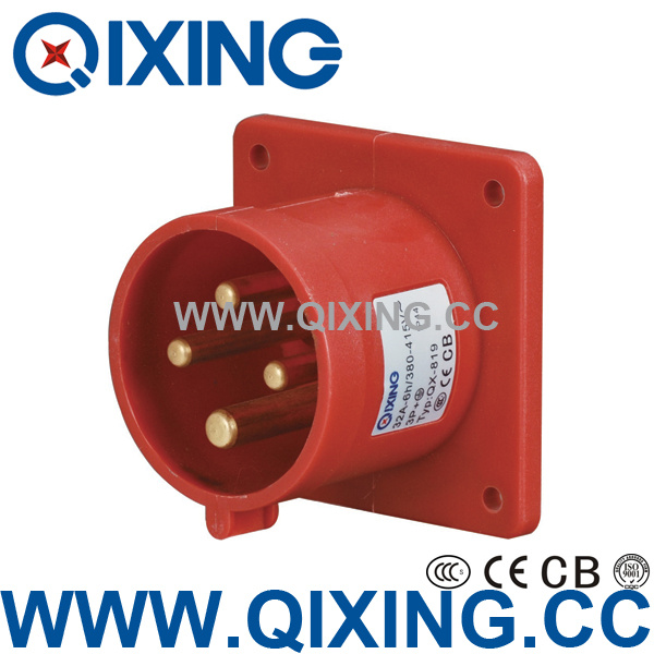Cee Flush Mounted Male Socket with International Standard (QX-819)