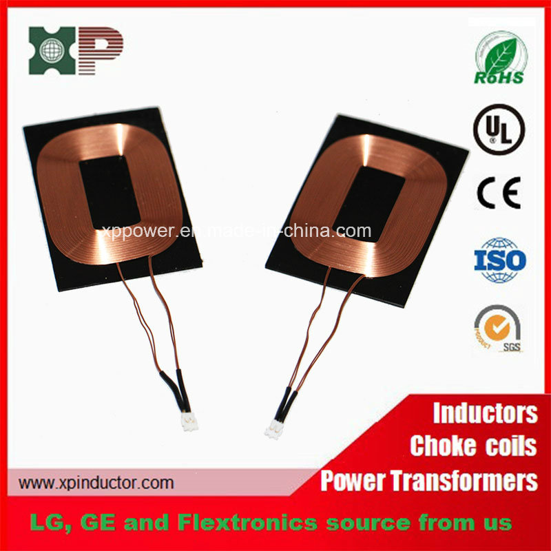 Customized Qi Standard Receiving Coil with Connector