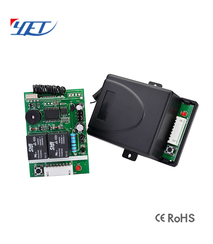 Two Channel Motor Over-Current Protect Remote Controllers Receivers for Garage Door Yet428PC