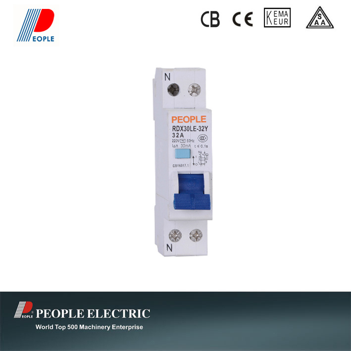 RCBO Integral Type (6~32A) 1p+N Rdx30le-32y