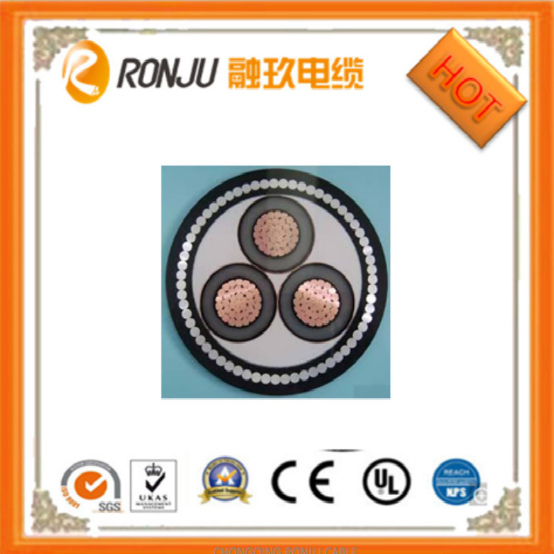 35kv Copper Core XLPE Insulation PVC Sheath Power Cable