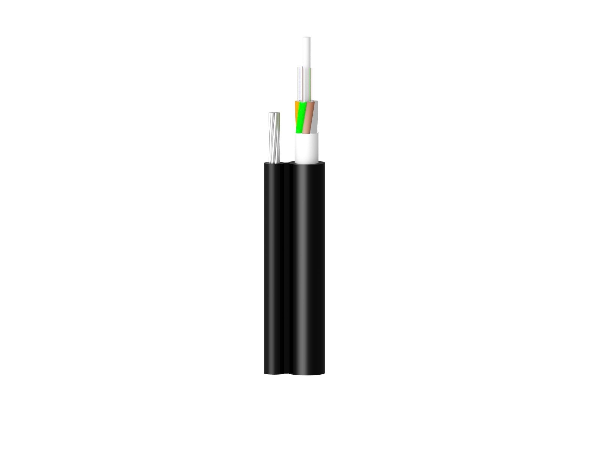 GYFTC8Y Copper Wires Optic Fiber Cable with FRP