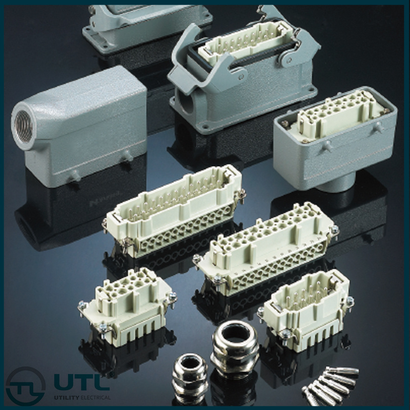 He 10 Contacts 500V 16A Heavy Duty Connector Terminal Block