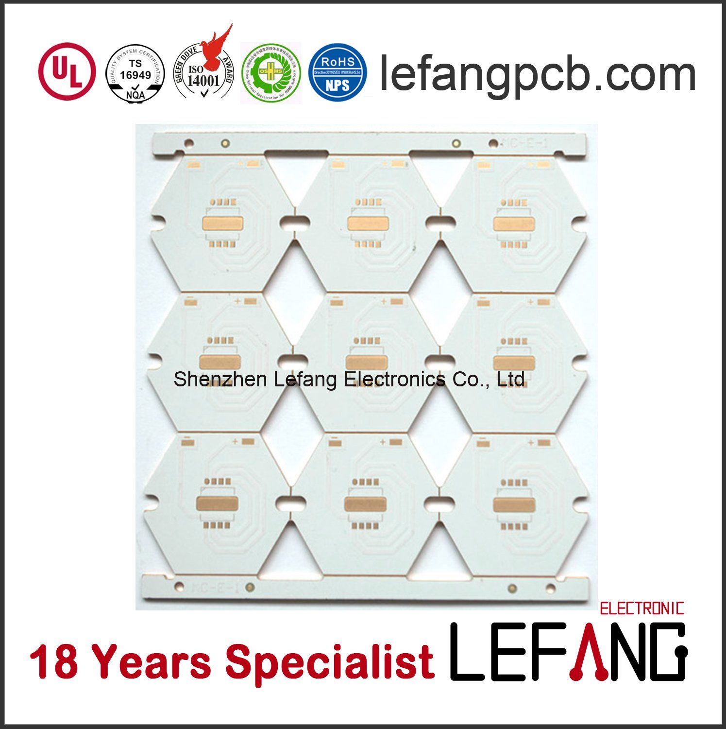 LED Parallel Round LED Bulb 6000K - 6500K Circuit Board PCB