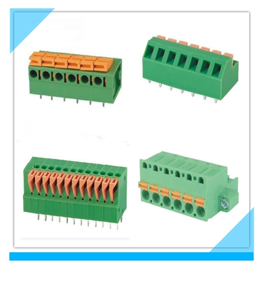 PCB Mount Screwless Spring Terminal Block