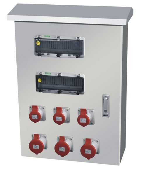 IEC Standard Staninless Steel Power Combination Socket Box (QCBM-02)
