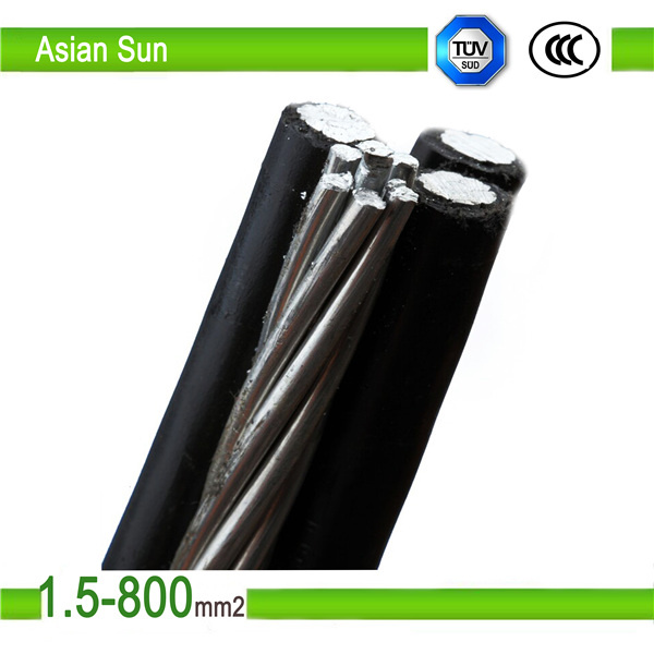 ABC Conductor Aluminum Electrical Overhead Cable with PE or XLPE Insulation