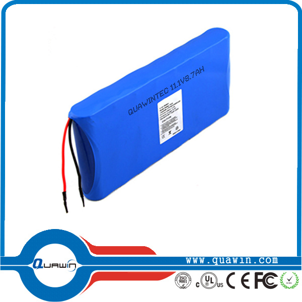 11.1V 8700mAh Li-ion Cylindrical Rechargeable Battery Pack