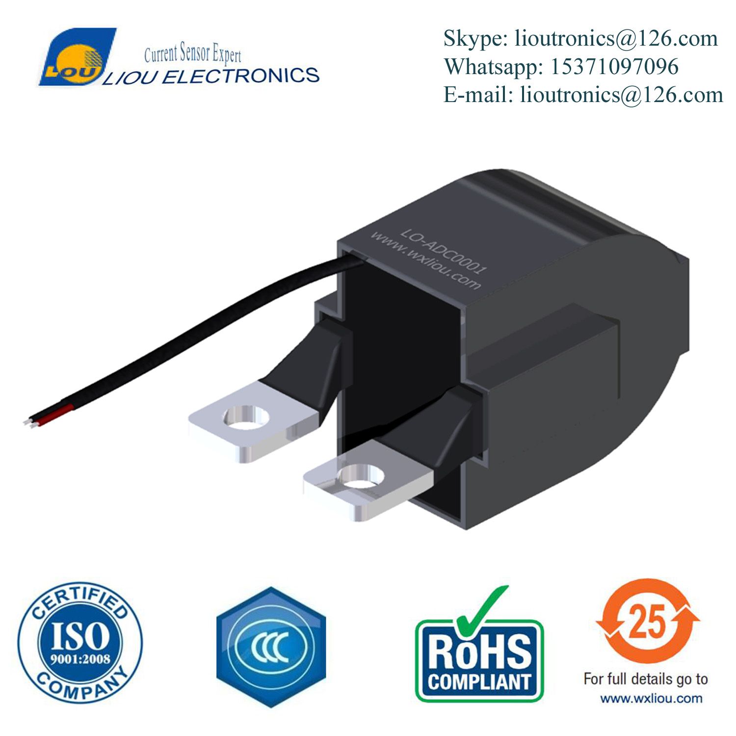 DC Immune High Accuracy Current Transformer 1: 2500