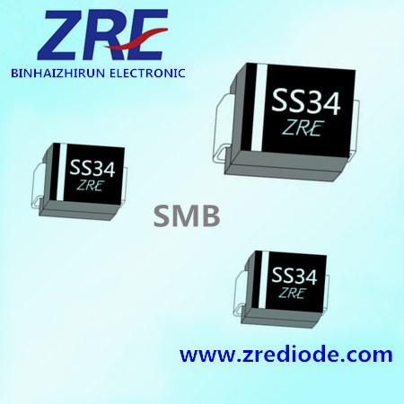 3A Schottky Barrier Rectifier Diode Ss32 Thru Ss320 SMB-Do/214AA Package