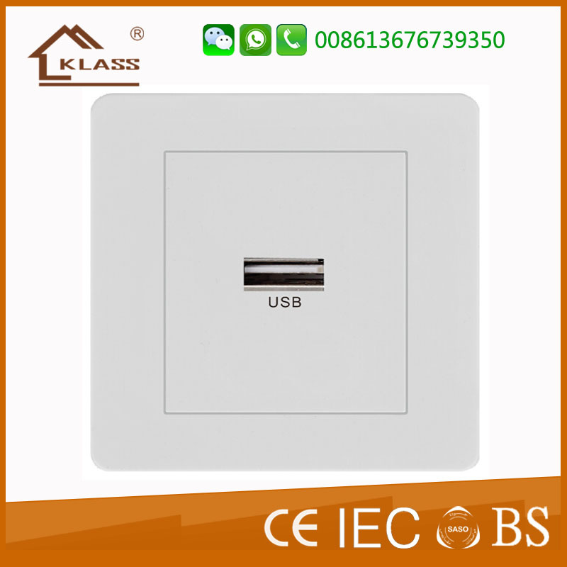 5V 2.1A Single USB UK Wall Socket