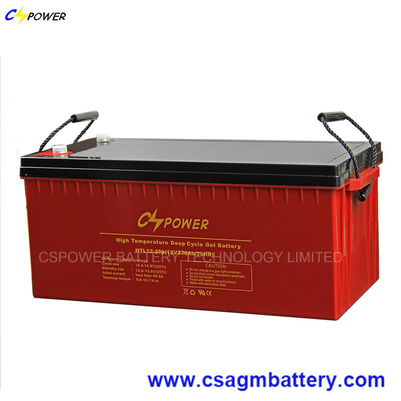 Solar Panel/UPS Deep Cycle Gel Battery 12V230ah (HTL12-230AH)